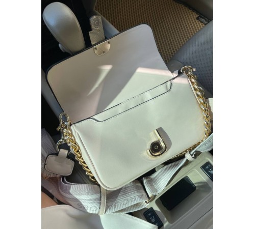 Жіноча сумка Marc Jacobs The J Marc Shoulder Bag бежева DN0100