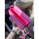 Сумка жіноча Celine Teen Triomphe Bag in Shiny Calfskin Pink Селін яскраво-рожевий DN091