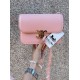 Сумка жіноча Celine Teen Triomphe Bag in Shiny Calfskin Pink Селін рожевий DN062