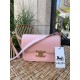 Сумка жіноча Celine Teen Triomphe Bag in Shiny Calfskin Pink Селін рожевий DN062