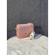 Сумка жіноча Celine Teen Triomphe Bag in Shiny Calfskin Pink Селін пудра DN063