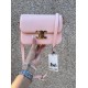 Сумка жіноча Celine Teen Triomphe Bag in Shiny Calfskin Pink Селін пудра DN063