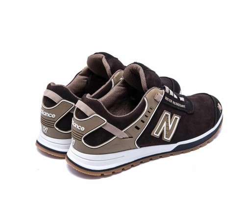 шкіряні кросівки New Balance Brown