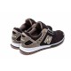 шкіряні кросівки New Balance Brown