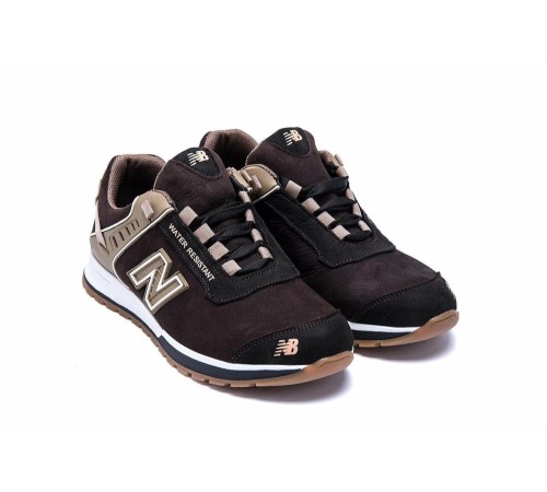 шкіряні кросівки New Balance Brown