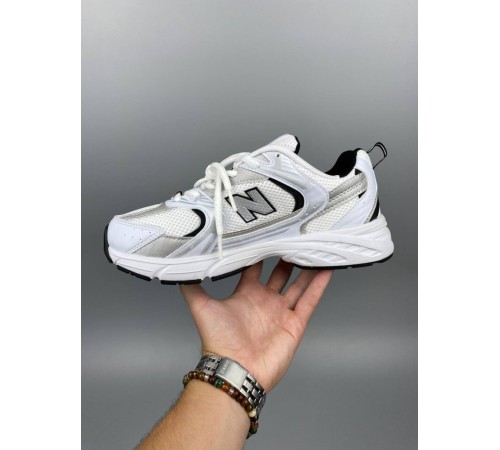 Чоловічі кросівки New Balance 530 white silver black