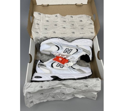 Чоловічі кросівки New Balance 530 white silver black