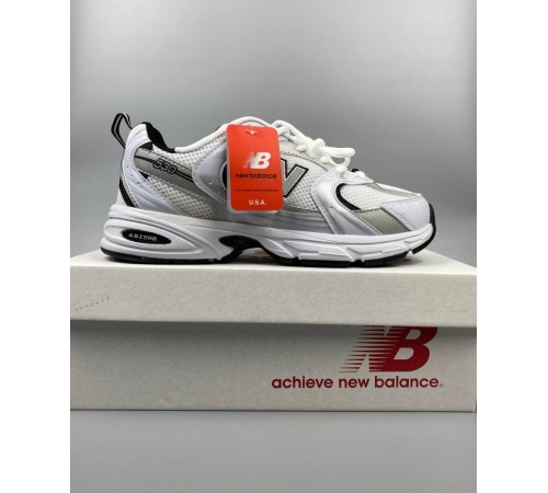 Чоловічі кросівки New Balance 530 white silver black