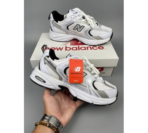 Чоловічі кросівки New Balance 530 white silver black