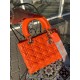 Жіноча сумка Christian Dior Lady D-Lite orange Діор помаранчева 085