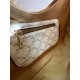 Сумка жіноча  Celine Ava Bag в Triomphe Canvas and Calfskin Tan beige Селін бежева 073