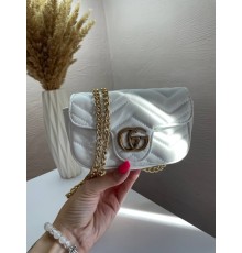 Сумка жіноча Gucci white  Гуччі біла 069