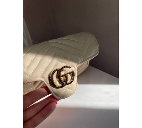 Сумка жіноча Gucci beige Гуччі бежева 070