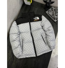 Куртка пухова TNF Gucci Сіра