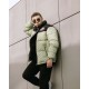 Куртка пухова TNF Gucci оливкова