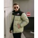 Куртка пухова TNF Gucci оливкова