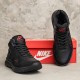 зимові шкіряні ботинки  Nike  Black