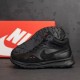 зимові шкіряні ботинки  Nike  Black