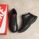 зимові шкіряні ботинки  Nike  Black