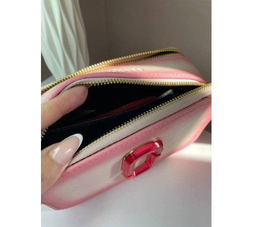 Жіноча сумка Marc Jacobs LOGO pink  Марк Джейкобс рожева 0054