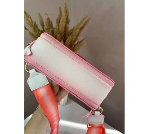 Жіноча сумка Marc Jacobs LOGO pink  Марк Джейкобс рожева 0054