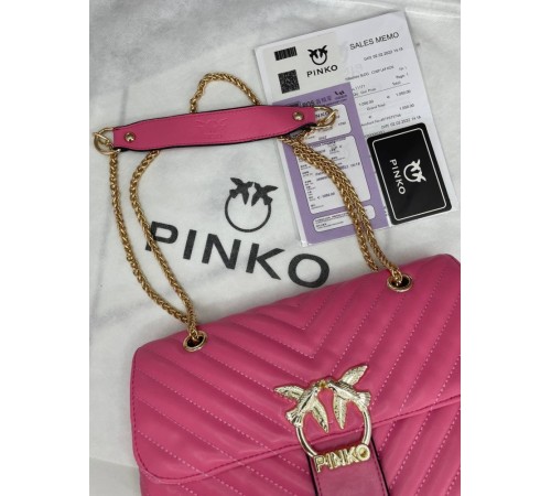 Жіноча сумка Pinko Lady pink Пінко рожева 0040