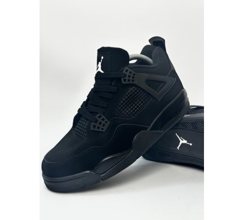 Кроссовки Nike Air Jordan 4 Retro (black mat)