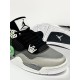 Кроссовки высокие Nike Air Jordan Retro 4 (Cosmo) black & grey