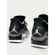 Кроссовки высокие Nike Air Jordan Retro 4 (Cosmo) black & grey