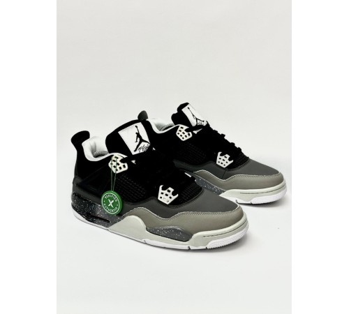 Кроссовки высокие Nike Air Jordan Retro 4 (Cosmo) black & grey