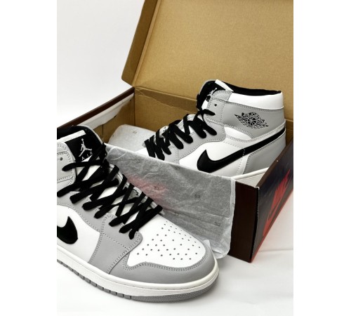 Кроссовки Nike Air Jordan 1 OG (gray white black)