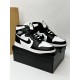 Кроссовки высокие Nike Air Jordan 1 (black / white)