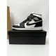 Кроссовки высокие Nike Air Jordan 1 (black / white)