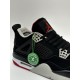 Кроссовки Nike Air Jordan Retro 4 (Black/Red)