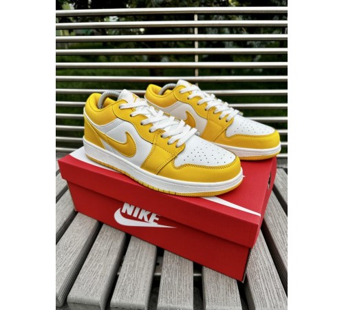 Кроссовки Nike Air Jordan 1 low (yellow)