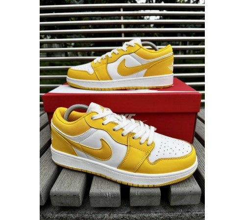 Кроссовки Nike Air Jordan 1 low (yellow)