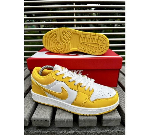 Кроссовки Nike Air Jordan 1 low (yellow)