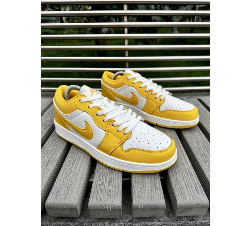 Кроссовки Nike Air Jordan 1 low (yellow)