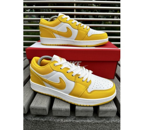 Кроссовки Nike Air Jordan 1 low (yellow)