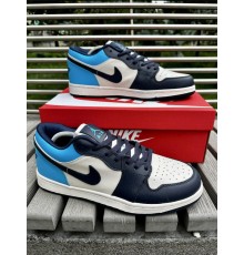 Кроссовки Nike Air Jordan 1 low (blue & white)