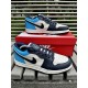 Кроссовки Nike Air Jordan 1 low (blue & white)