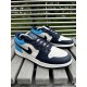 Кроссовки Nike Air Jordan 1 low (blue & white)