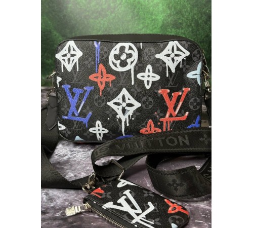 Сумка чоловіча Louis Vuitton Trio Messenger Graphity s058-2