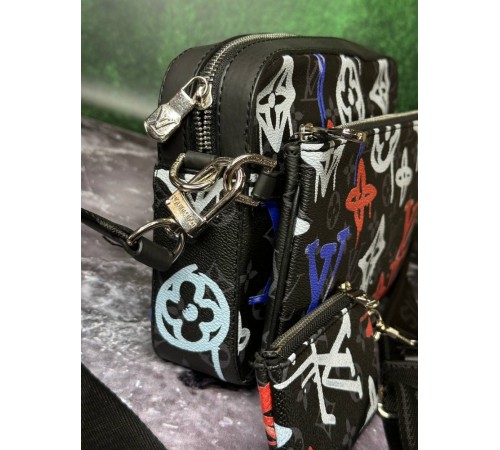 Сумка чоловіча Louis Vuitton Trio Messenger Graphity s058-2