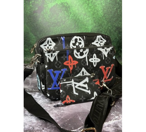 Сумка чоловіча Louis Vuitton Trio Messenger Graphity s058-2