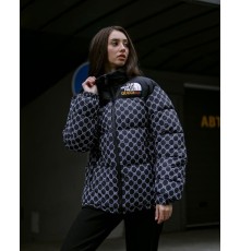 Куртка пухова TNF Gucci чорна жіноча