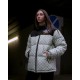 Куртка пухова TNF Gucci сіра жіноча