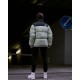 Куртка пухова TNF Gucci сіра жіноча