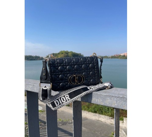 Жіноча сумка Christian Dior Medium Caro Bag black