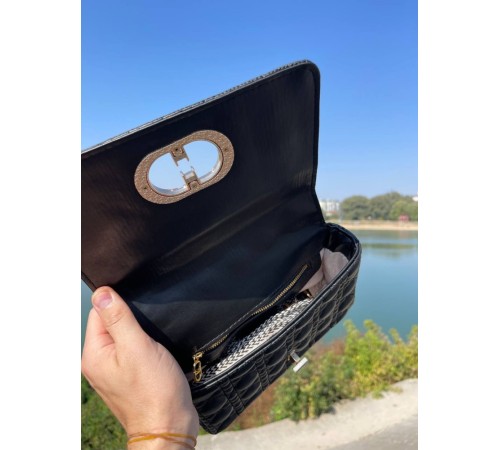 Жіноча сумка Christian Dior Medium Caro Bag black